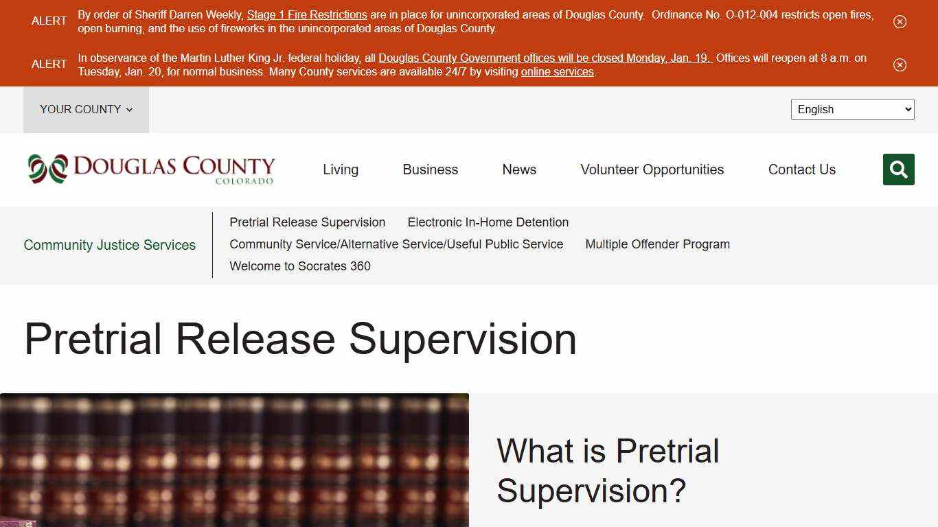 Pretrial Release Supervision - Douglas County